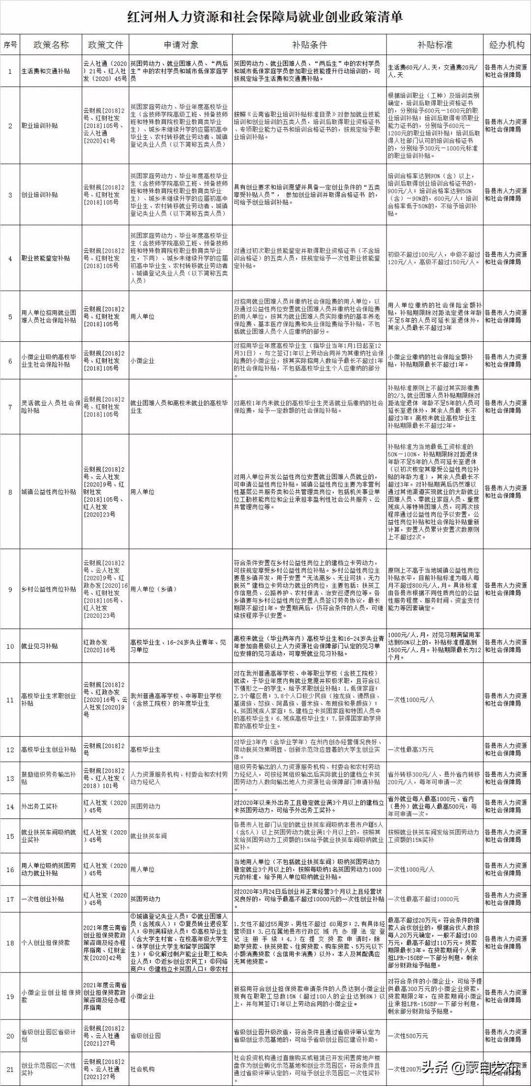 蒙自县人力资源和社会保障局最新项目概览与动态